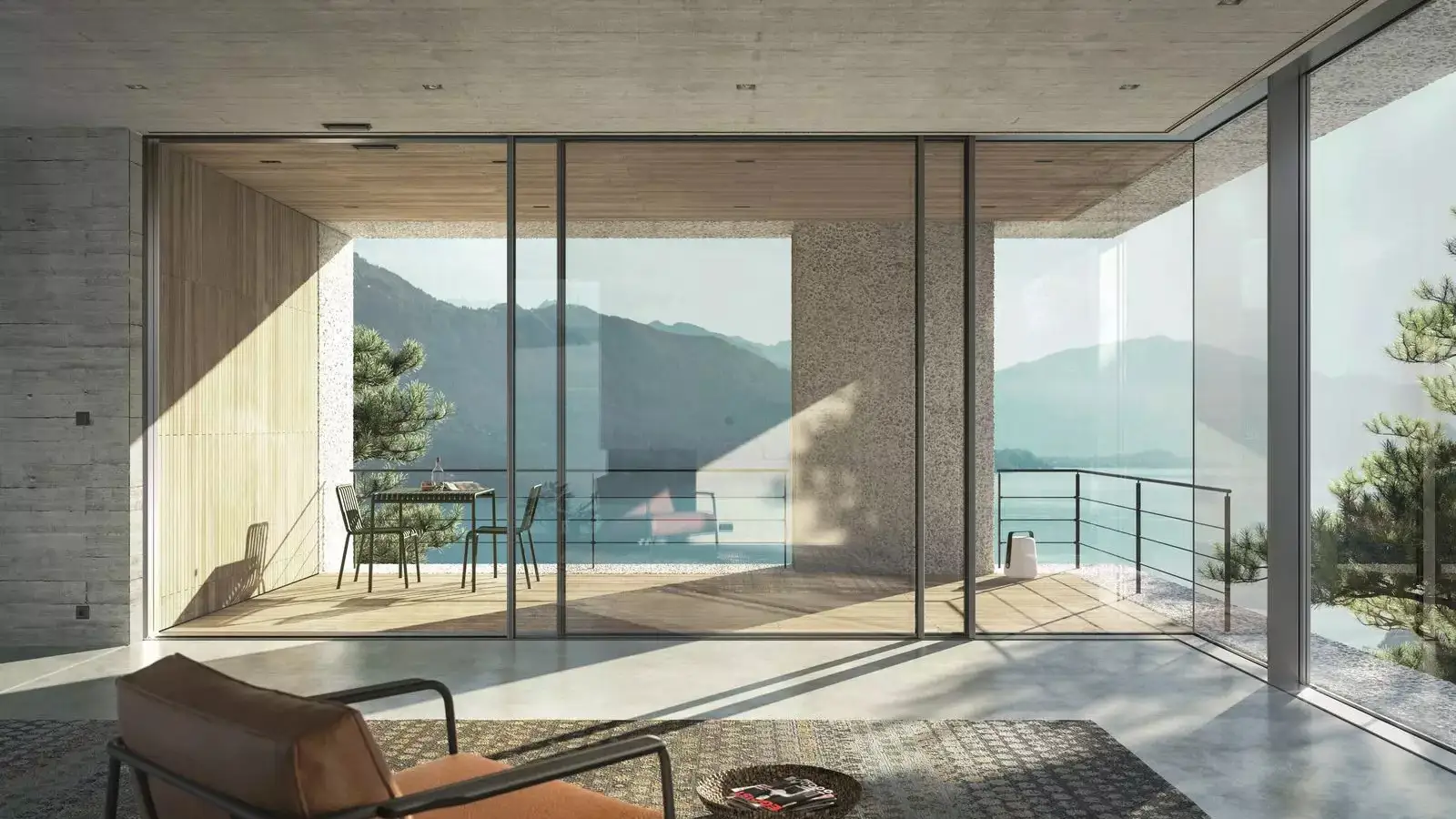 Okna tarasowe Warszawa Produkcja i montaż okien przesuwnych i ponoszono-przesuwnych Aluminium Zdjęcie poglądowe nr.4