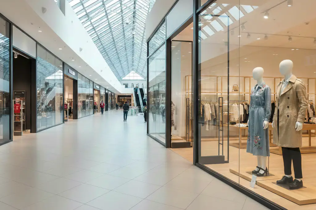 Witryna sklepowa Warszawa centrum handlowe