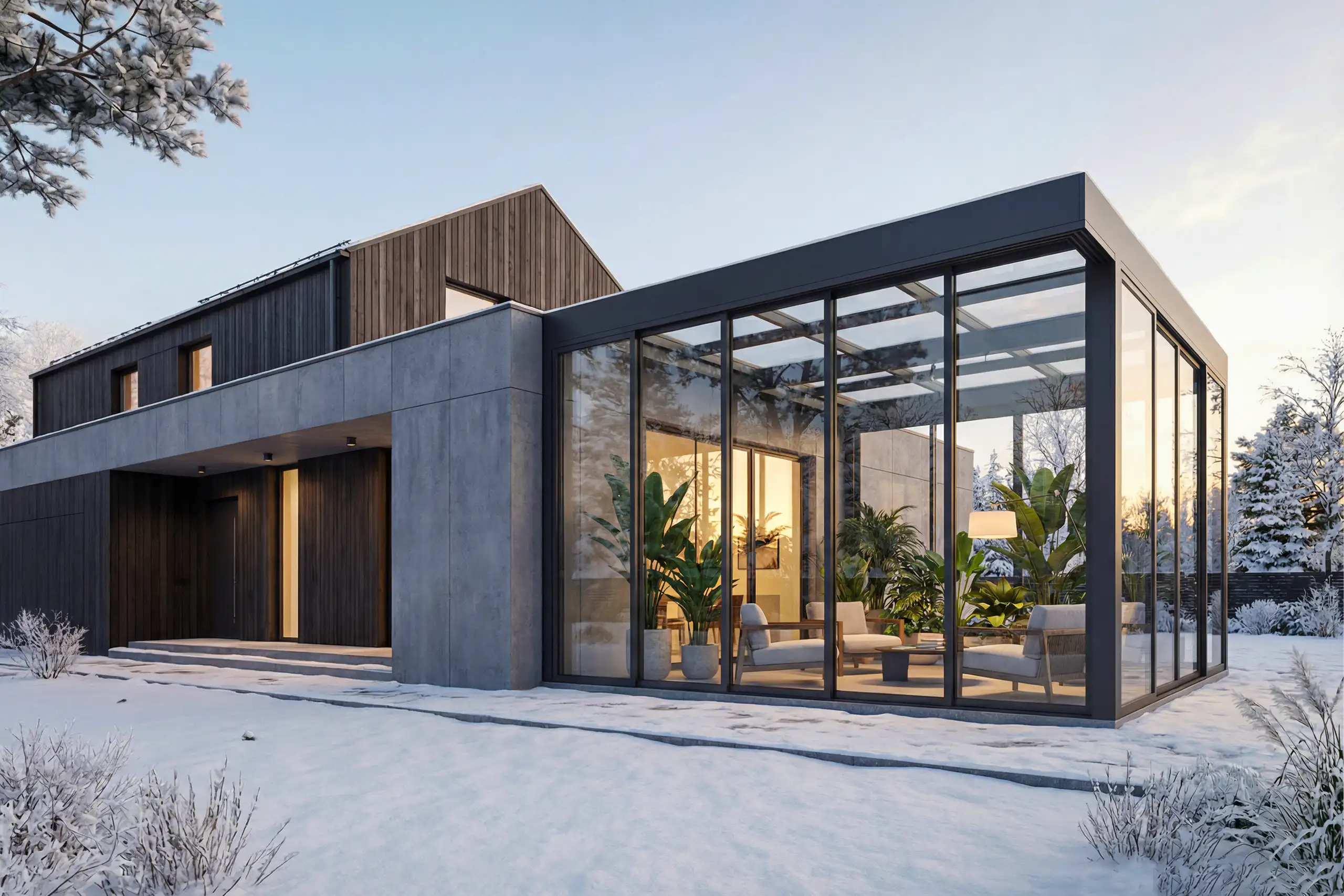 ogród zimowy Warszawa, konstrukcja aluminiowa